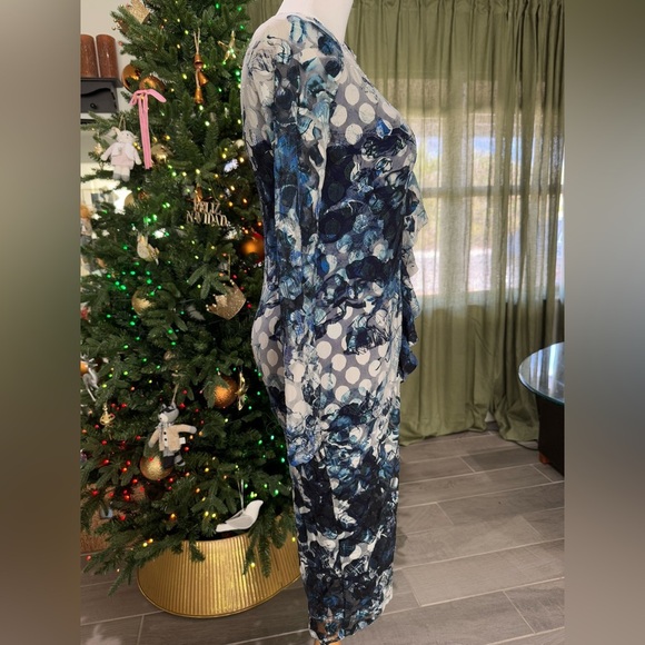 Fuzzi By Jean Paul Gaultier Abstract Dot Ruffle Dress XS - Picture 4 of 10